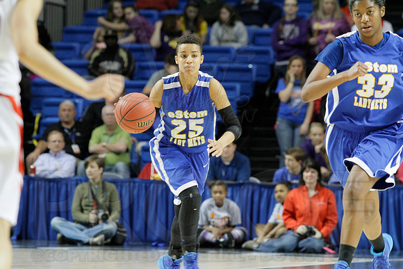 3A Girls State Finals-Harding Academy vs. eStem 3-14-2014 (© Justin Manning) JWM_0133