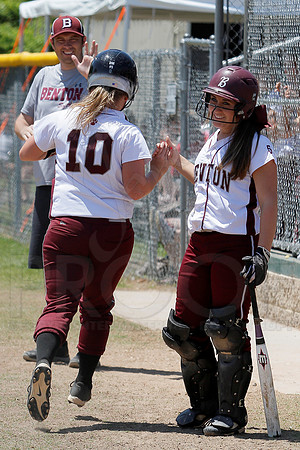 Benton vs. Mountain Home 6A State Softball Playoffs 5-11-13 (© Justin Manning) JWM0245