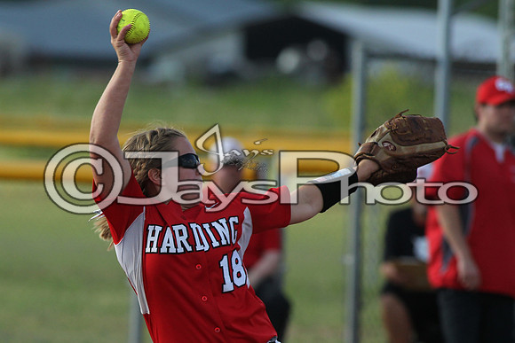 Glen Rose vs Harding Academy softball (Regionals) 5-8-2015 (©Justin Manning) JWM_0211
