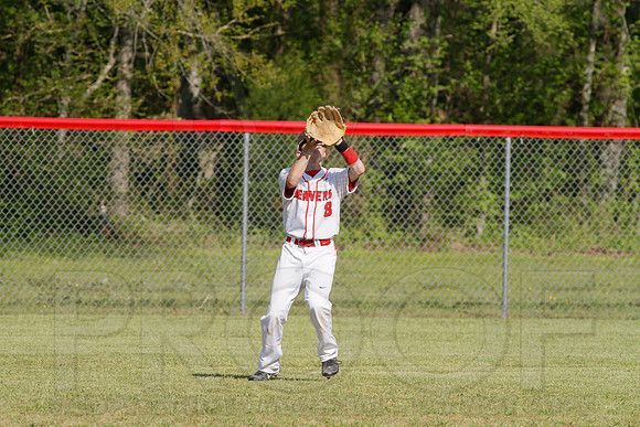 Mayflower @ Glen Rose baseball (Senior Night) 4-22-2014 (© Justin Manning) JWM_0146
