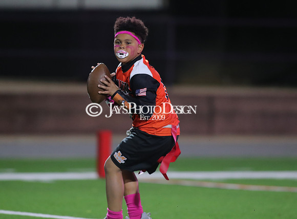 Malvern Cubs Orange vs. Malvern Cubs Black 3rd grade flag football 10-15-24_JWM_0621