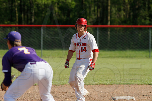 Mayflower @ Glen Rose baseball (Senior Night) 4-22-2014 (© Justin Manning) JWM_0117