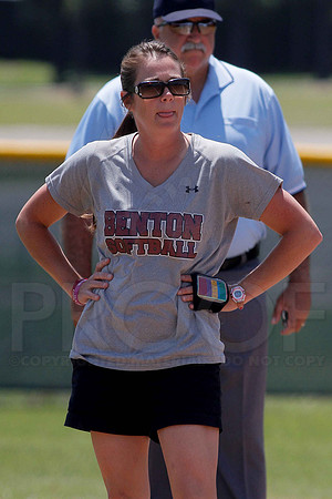 Benton vs. Mountain Home 6A State Softball Playoffs 5-11-13 (© Justin Manning) JWM0088