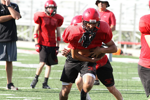 Harmony Grove Football Team Camp (Practice) 7-15-2014 (©Justin Manning) JWM_021