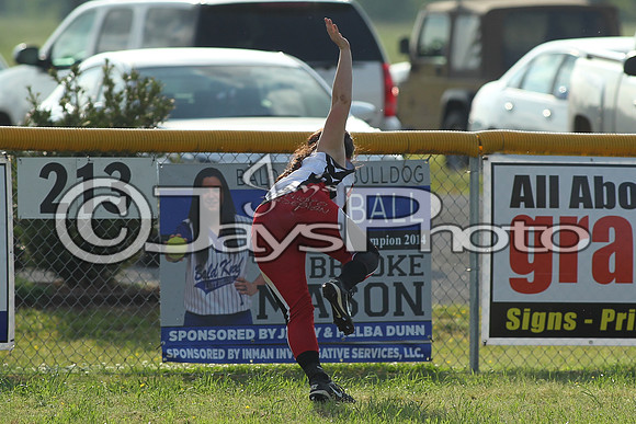 Glen Rose vs Harding Academy softball (Regionals) 5-8-2015 (©Justin Manning) JWM_0161