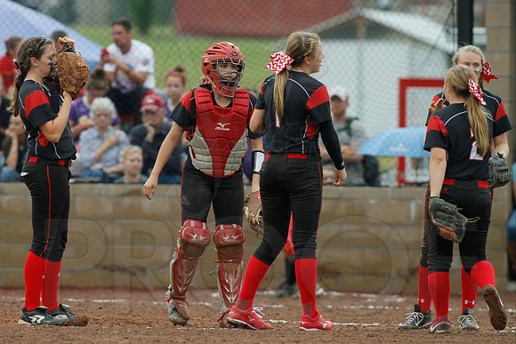 Rose Bud vs. Harmony Grove Regional Softball 5-9-2014 (© Justin Manning) JWM_0287