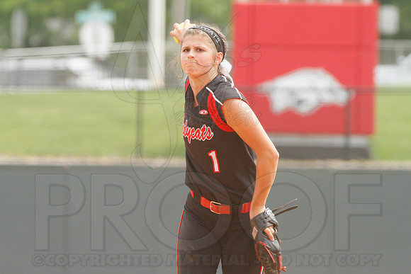 4A State Finals Softball Mena vs. Brookland 5-24-2014 (© Justin Manning) JWM_0095