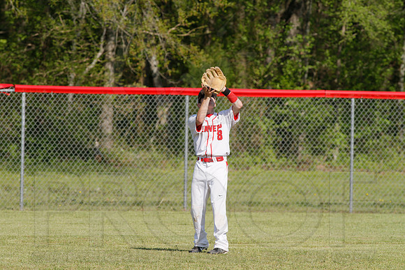 Mayflower @ Glen Rose baseball (Senior Night) 4-22-2014 (© Justin Manning) JWM_0149
