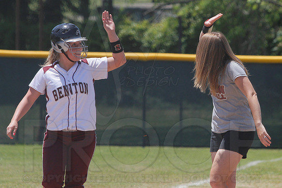 Benton vs. Mountain Home 6A State Softball Playoffs 5-11-13 (© Justin Manning) JWM0233