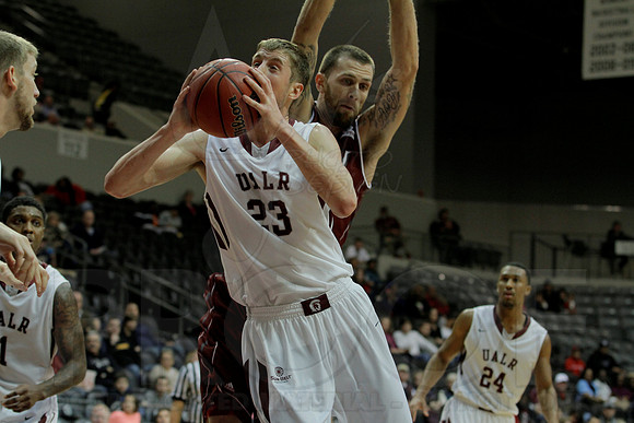 UALR vs. Troy Men's Basketball 1-11-14 (©Justin Manning) JWM_0326