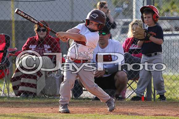 Bomb Squad vs Tigers 6-7 year old (Pitching Machine) 4-27-2015 (©Justin Manning) JWM_0123