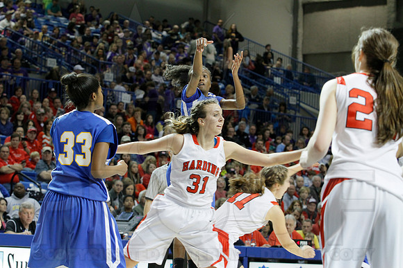 3A Girls State Finals-Harding Academy vs. eStem 3-14-2014 (© Justin Manning) JWM_0137