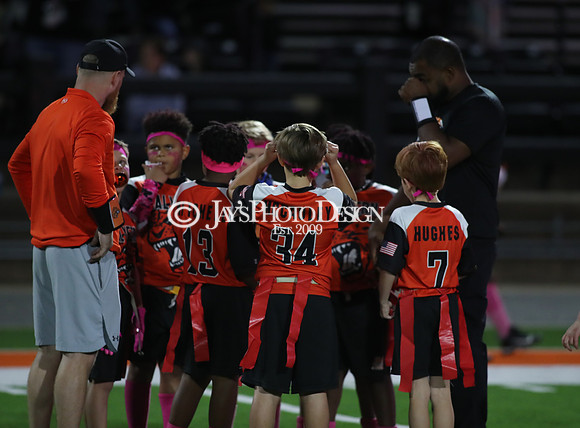 Malvern Cubs Orange vs. Malvern Cubs Black 3rd grade flag football 10-15-24_JWM_0173
