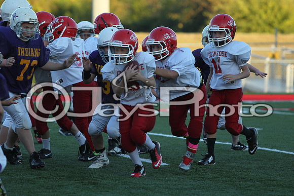 Poyen @ Glen Rose Peewee Football 10-19-2015 (©Justin Manning) JWM_0221