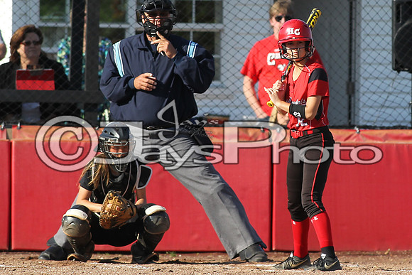 Bauxite @ Harmony Grove softball 4-21-2015 (©Justin Manning) JWM_0354