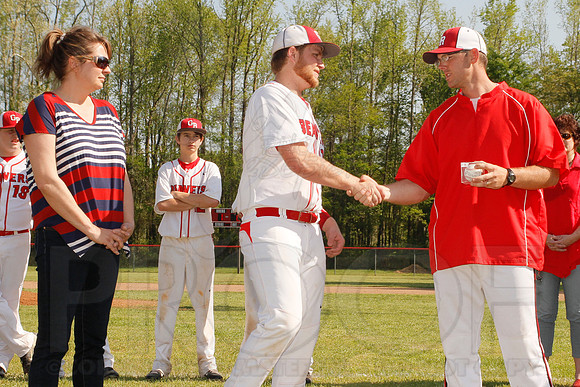 Mayflower @ Glen Rose baseball (Senior Night) 4-22-2014 (© Justin Manning) JWM_0036