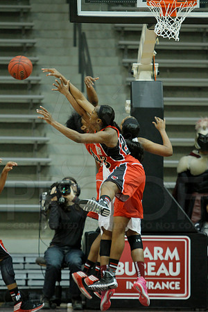 Arkansas State @ UALR Women's Basketball 3-1-2014 (© Justin Manning) JWM_0143