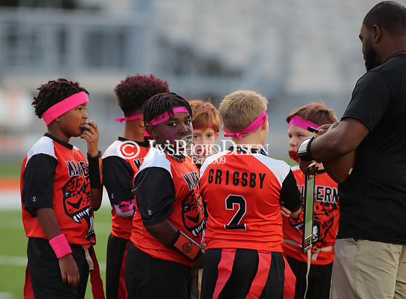 Malvern Cubs Orange vs. Malvern Cubs Black 3rd grade flag football 10-15-24_JWM_0039