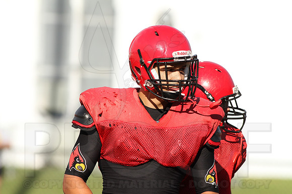 Harmony Grove Football Team Camp (Practice) 7-15-2014 (©Justin Manning) JWM_045