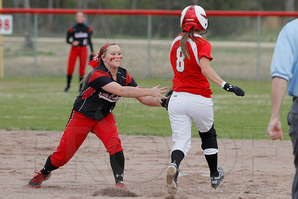 Harmony Grove @ Glen Rose softball 3-31-2014 (© Justin Manning) JWM_0121