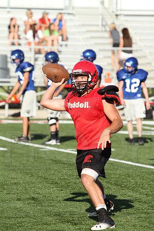 Harmony Grove Football Team Camp (Practice) 7-15-2014 (©Justin Manning) JWM_088