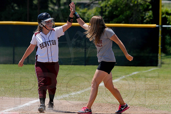 Benton vs. Mountain Home 6A State Softball Playoffs 5-11-13 (© Justin Manning) JWM0234