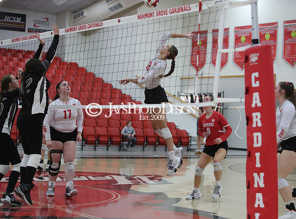 Cossatot River vs. Harding Academy (3A Volleyball South Regional Tournament) 10-22-24_JWM_0598