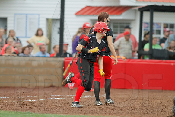 Rose Bud vs. Harmony Grove Regional Softball 5-9-2014 (© Justin Manning) JWM_0275