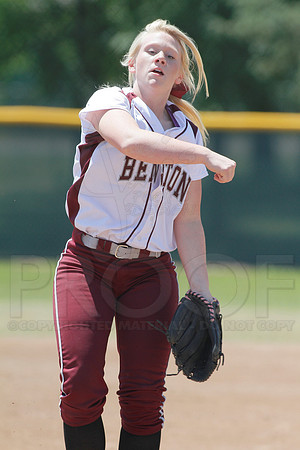 Benton vs. Mountain Home 6A State Softball Playoffs 5-11-13 (© Justin Manning) JWM0065