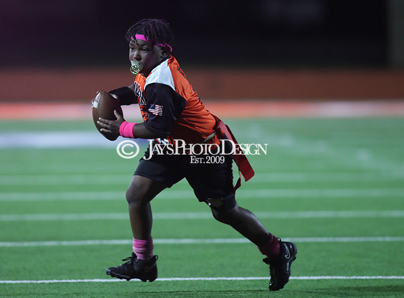 Malvern Cubs Orange vs. Malvern Cubs Black 3rd grade flag football 10-15-24_JWM_0440