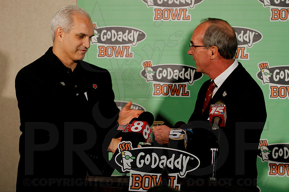 GoDaddy Bowl Press Conference- Team Welcoming Reception (©Justin Manning) JWM_0041