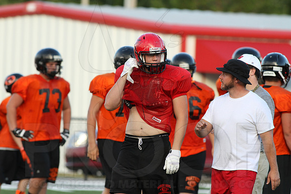 Harmony Grove Football Team Camp (Practice) 7-15-2014 (©Justin Manning) JWM_310