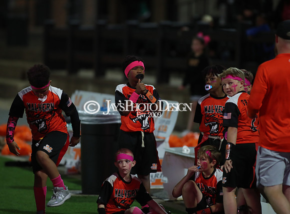 Malvern Cubs Orange vs. Malvern Cubs Black 3rd grade flag football 10-15-24_JWM_0546