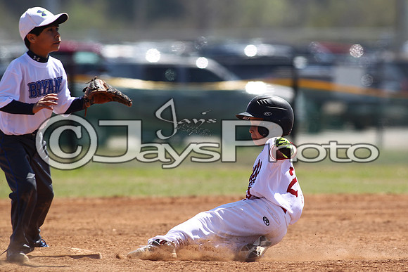 Arkansas Prospects vs. Bryant Hornets 8-9 year olds 3-29-2015 (©Justin Manning) JWM_0350