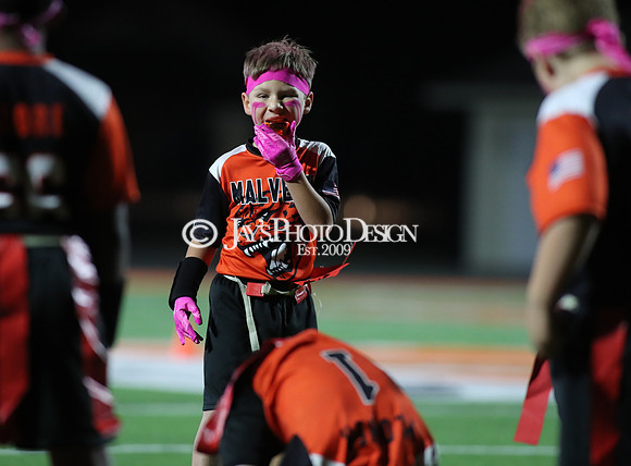 Malvern Cubs Orange vs. Malvern Cubs Black 3rd grade flag football 10-15-24_JWM_0421