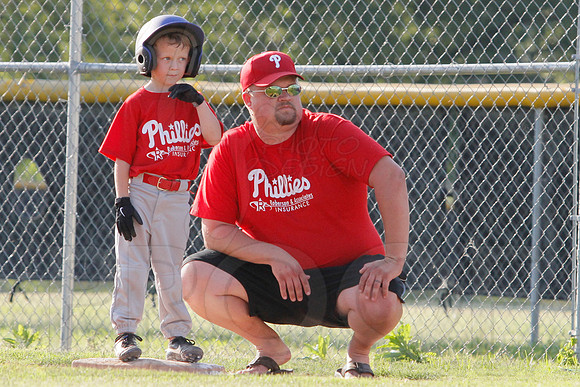 Phillies vs. Razorbacks 5-6 year old baseball 6-3-2014 (© Justin Manning) JWM_0061