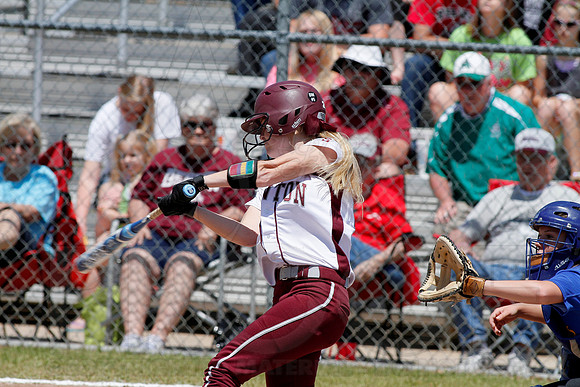 Benton vs. Mountain Home 6A State Softball Playoffs 5-11-13 (© Justin Manning) JWM0013
