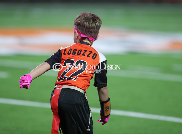Malvern Cubs Orange vs. Malvern Cubs Black 3rd grade flag football 10-15-24_JWM_0563
