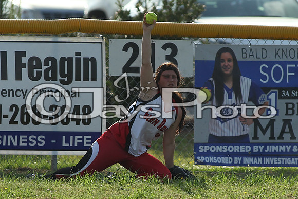 Glen Rose vs Harding Academy softball (Regionals) 5-8-2015 (©Justin Manning) JWM_0166