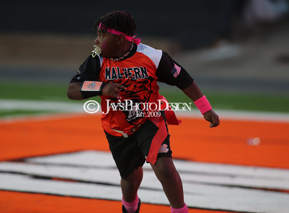 Malvern Cubs Orange vs. Malvern Cubs Black 3rd grade flag football 10-15-24_JWM_0109