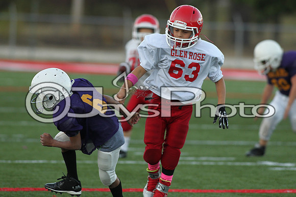 Poyen @ Glen Rose Peewee Football 10-19-2015 (©Justin Manning) JWM_0310