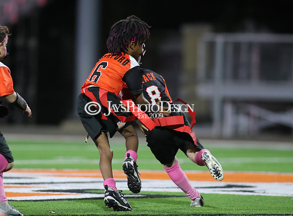 Malvern Cubs Orange vs. Malvern Cubs Black 3rd grade flag football 10-15-24_JWM_0703