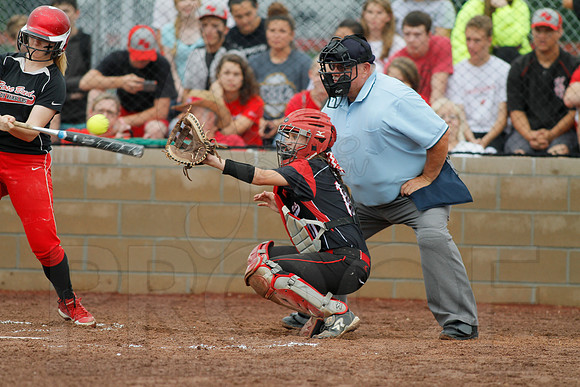 Rose Bud vs. Harmony Grove Regional Softball 5-9-2014 (© Justin Manning) JWM_0048