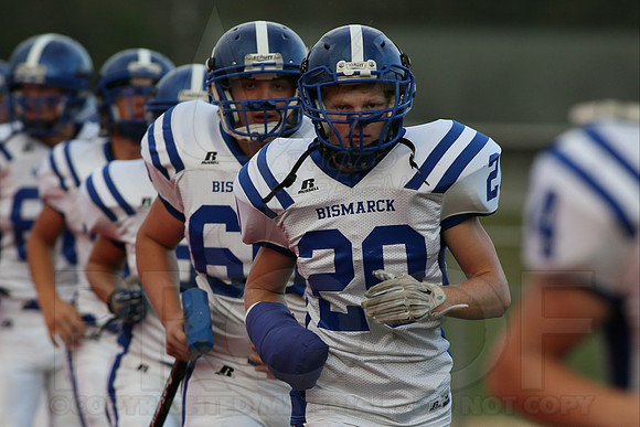 Bismarck @ Glen Roe (Homecoming) (Day Ceremony) 10-10-2014 (©Justin Manning) JWM_0051