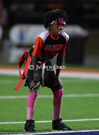 Malvern Cubs Orange vs. Malvern Cubs Black 3rd grade flag football 10-15-24_JWM_0609