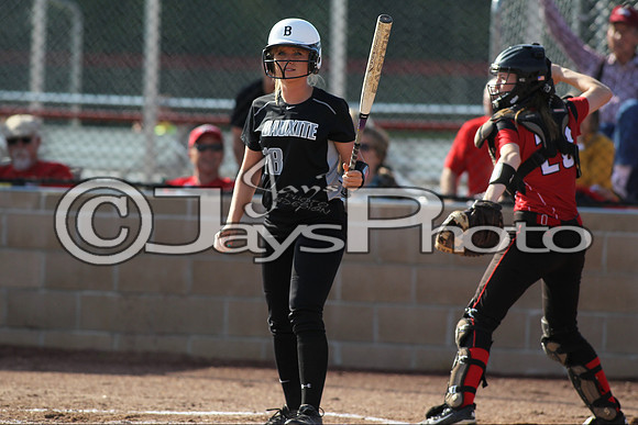 Bauxite @ Harmony Grove softball 4-21-2015 (©Justin Manning) JWM_0224