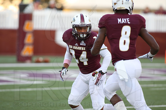 Georgia State @ ULM 10-26-13 (©Justin Manning) JWM_0179
