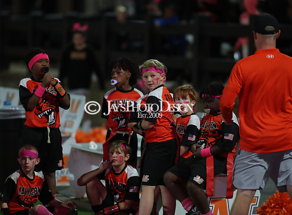 Malvern Cubs Orange vs. Malvern Cubs Black 3rd grade flag football 10-15-24_JWM_0548
