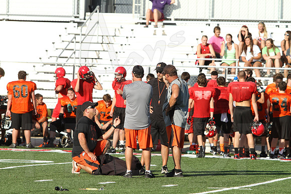 Harmony Grove Football Team Camp (Practice) 7-15-2014 (©Justin Manning) JWM_130