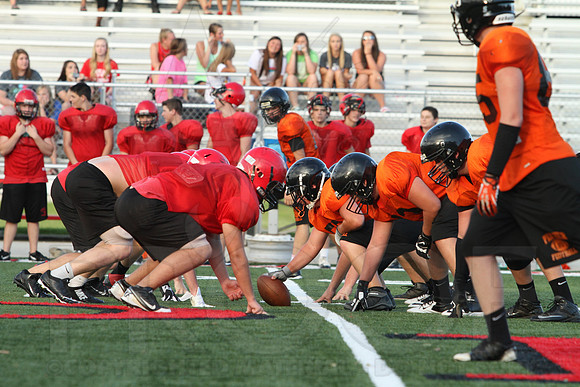 Harmony Grove Football Team Camp (Practice) 7-15-2014 (©Justin Manning) JWM_331